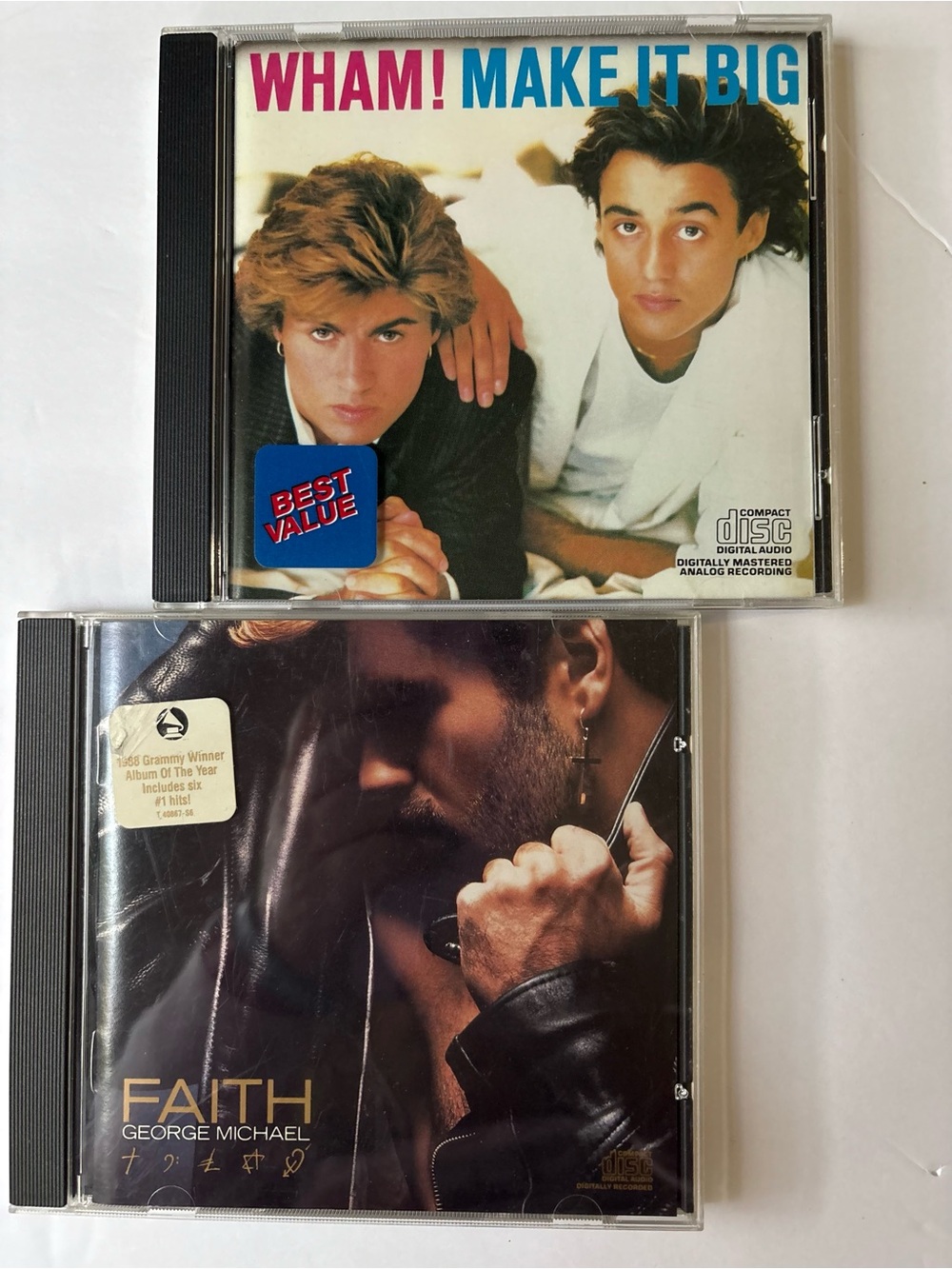 George Michael 'Faith' & Wham! 'Make It Big' CD Set